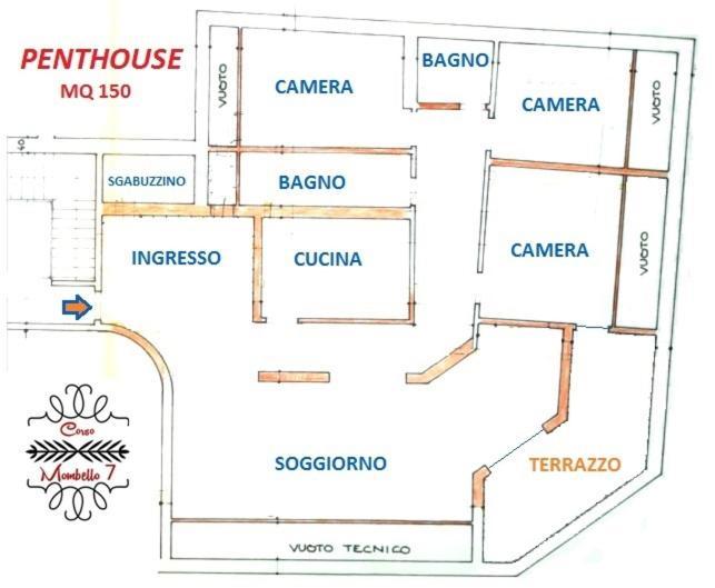 Penthouse Three Bedrooms Σαν Ρέμο Εξωτερικό φωτογραφία